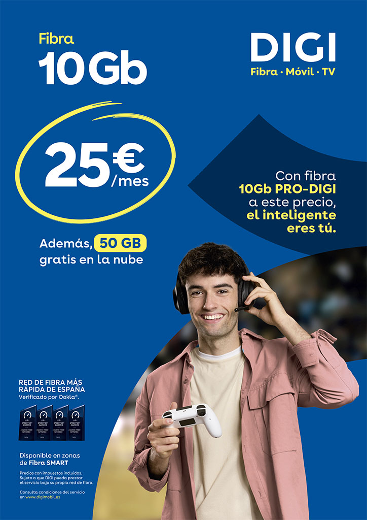 FIBRA PRO-DIGI 10GB 25€