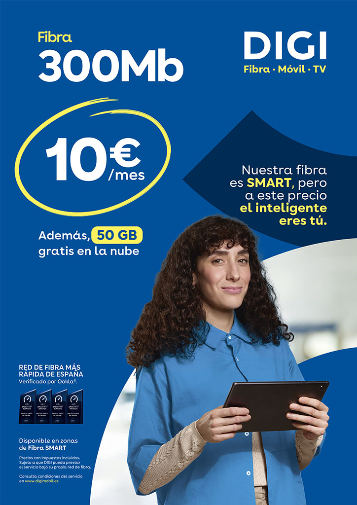 Fibra Smart DIGI por tan solo 10€